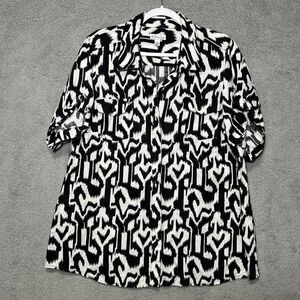 Kim Rogers Linen Top Women’s 1X